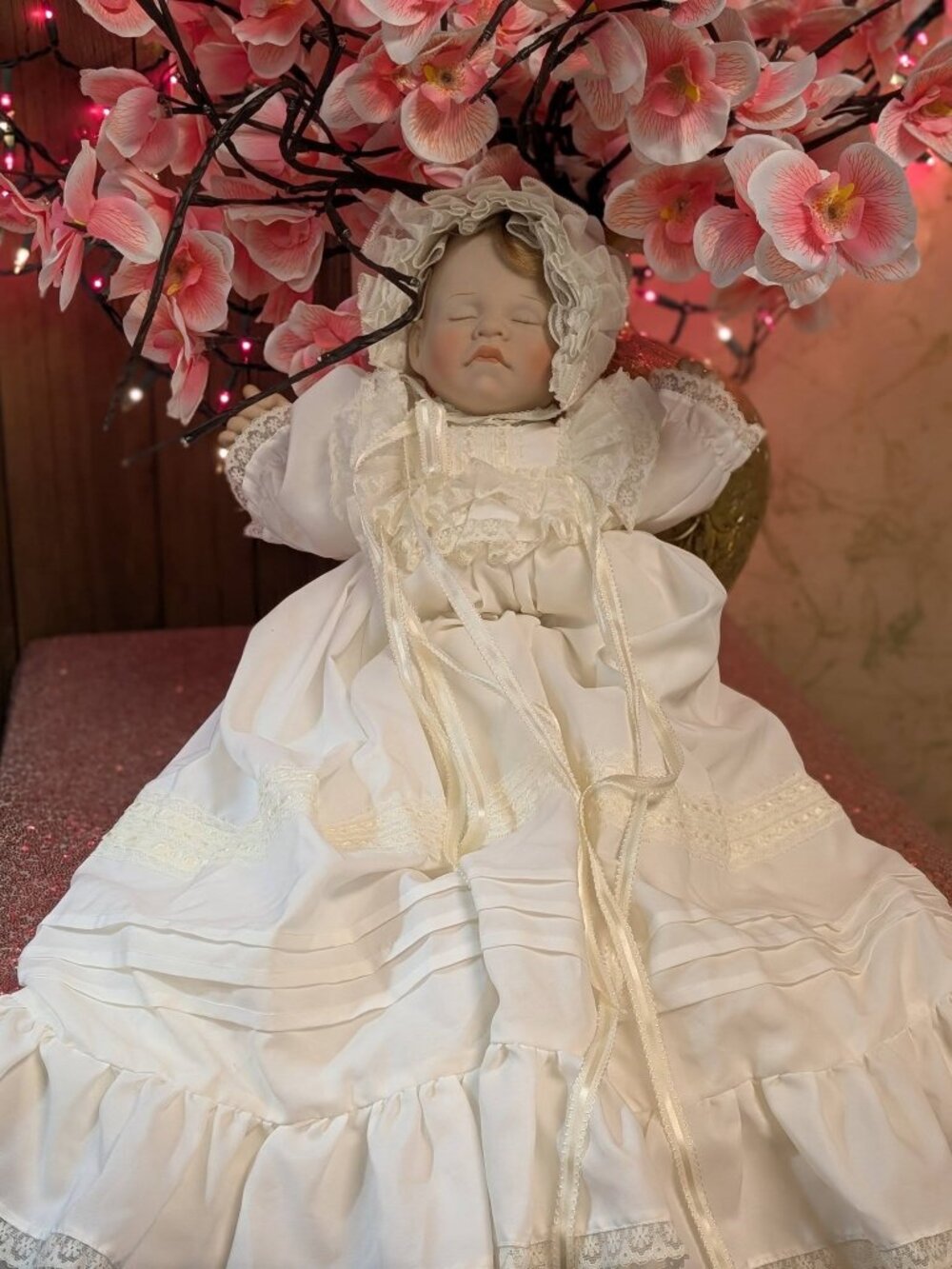 vintage Lee Middleton "First Moments" sleeping baby doll